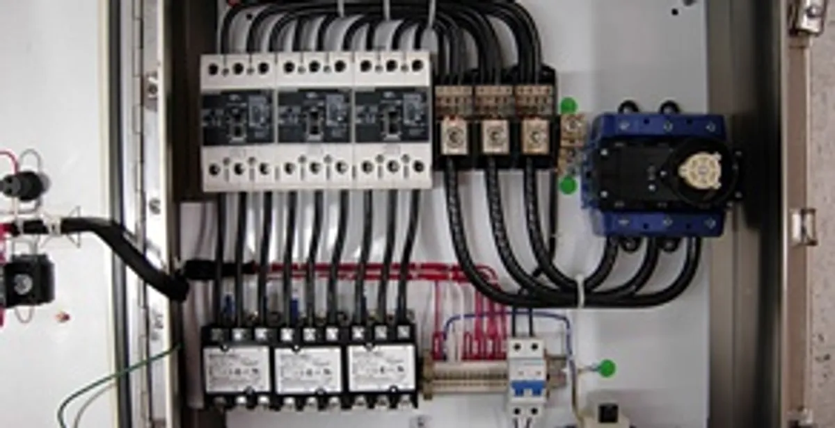 Electrical panel installation with organized circuit breakers and wiring in Phoenix, AZ