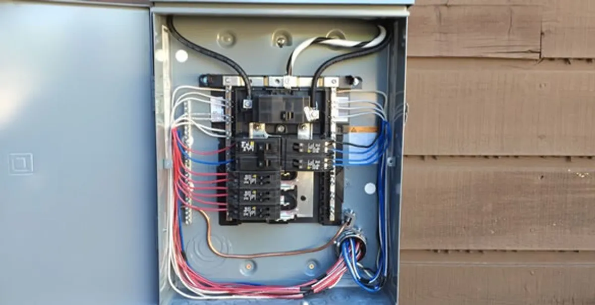 electrical panel upgrade service featuring newly installed electrical panel wired by licensed electricians in Phoenix, AZ