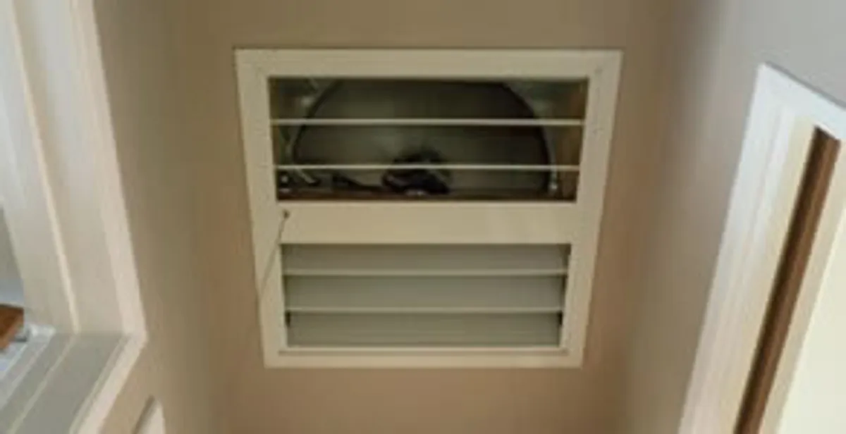 whole house fan installation services with ceiling-mounted ventilation system in Phoenix, AZ